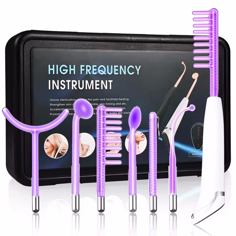 High Frequency Facial Machine – Acne, Anti-Aging & Hair Growth Wand