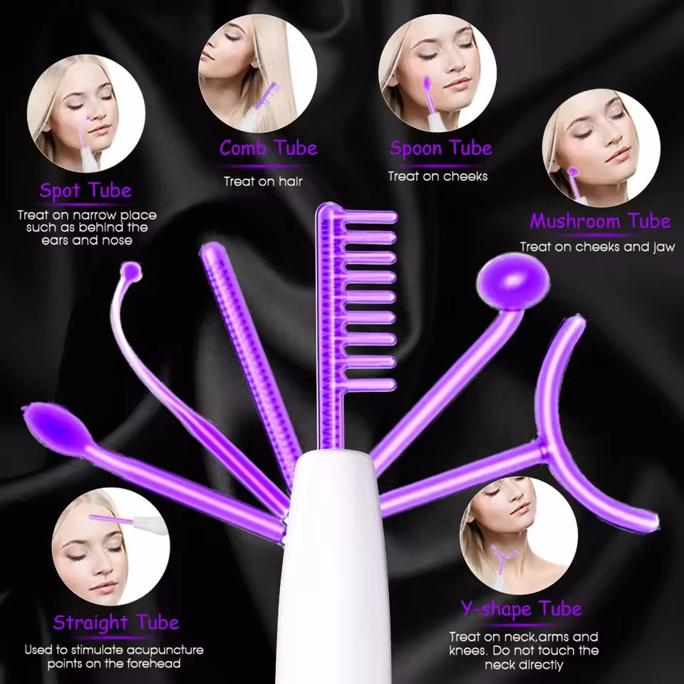 High Frequency Facial Machine – Acne, Anti-Aging & Hair Growth Wand